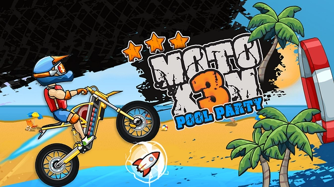 Moto X3M 5 Pool Party Level 9 