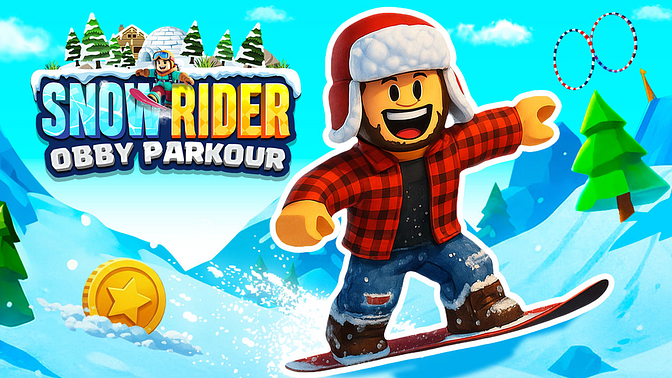 Snow Rider Obby Parkour