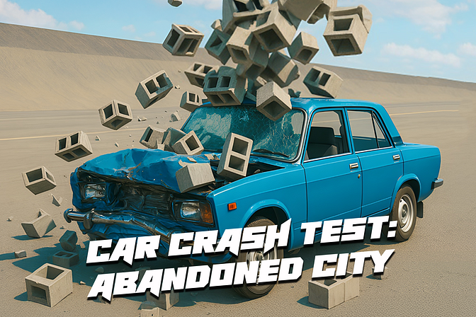 Car Crash Test: Abandoned City